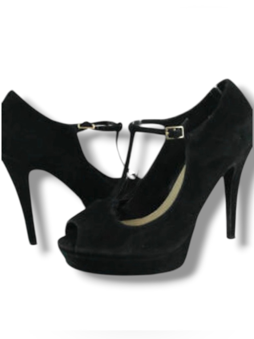 Steve Madden Issabell peep toe suede heels